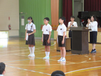 １１　水泳大会表彰