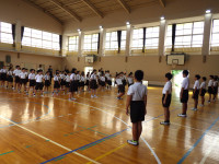 9　全校からの応援①